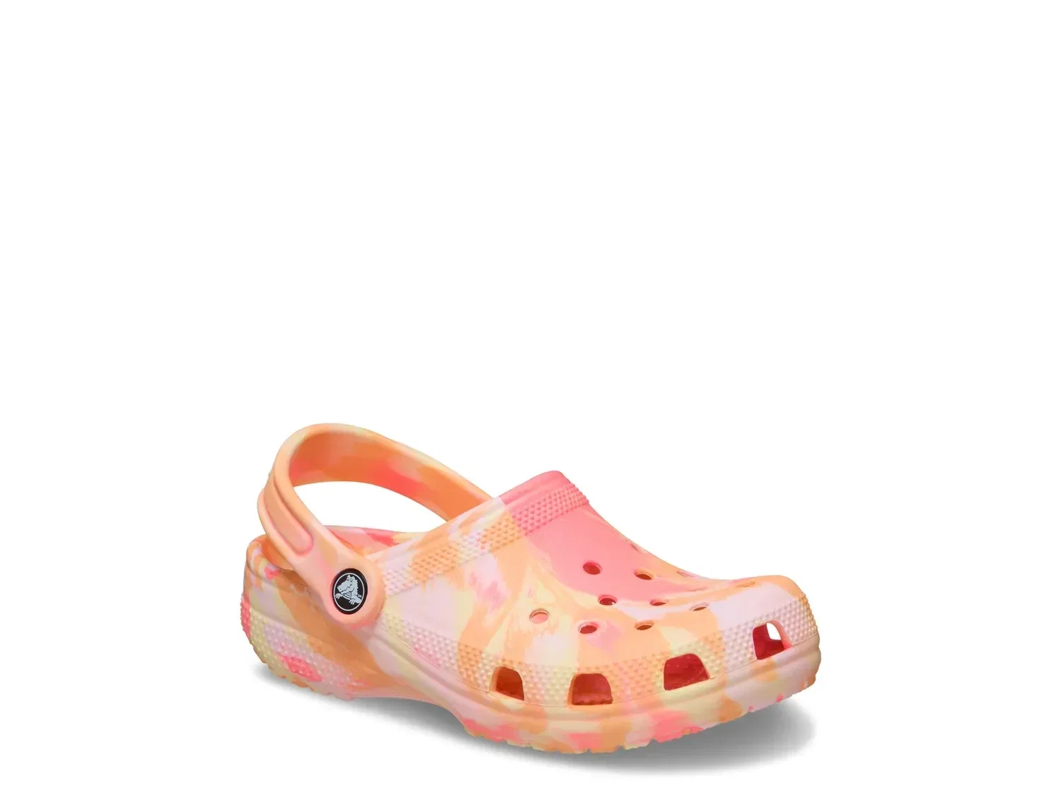 Сабо Marbled с переливами, Crocs, розовый