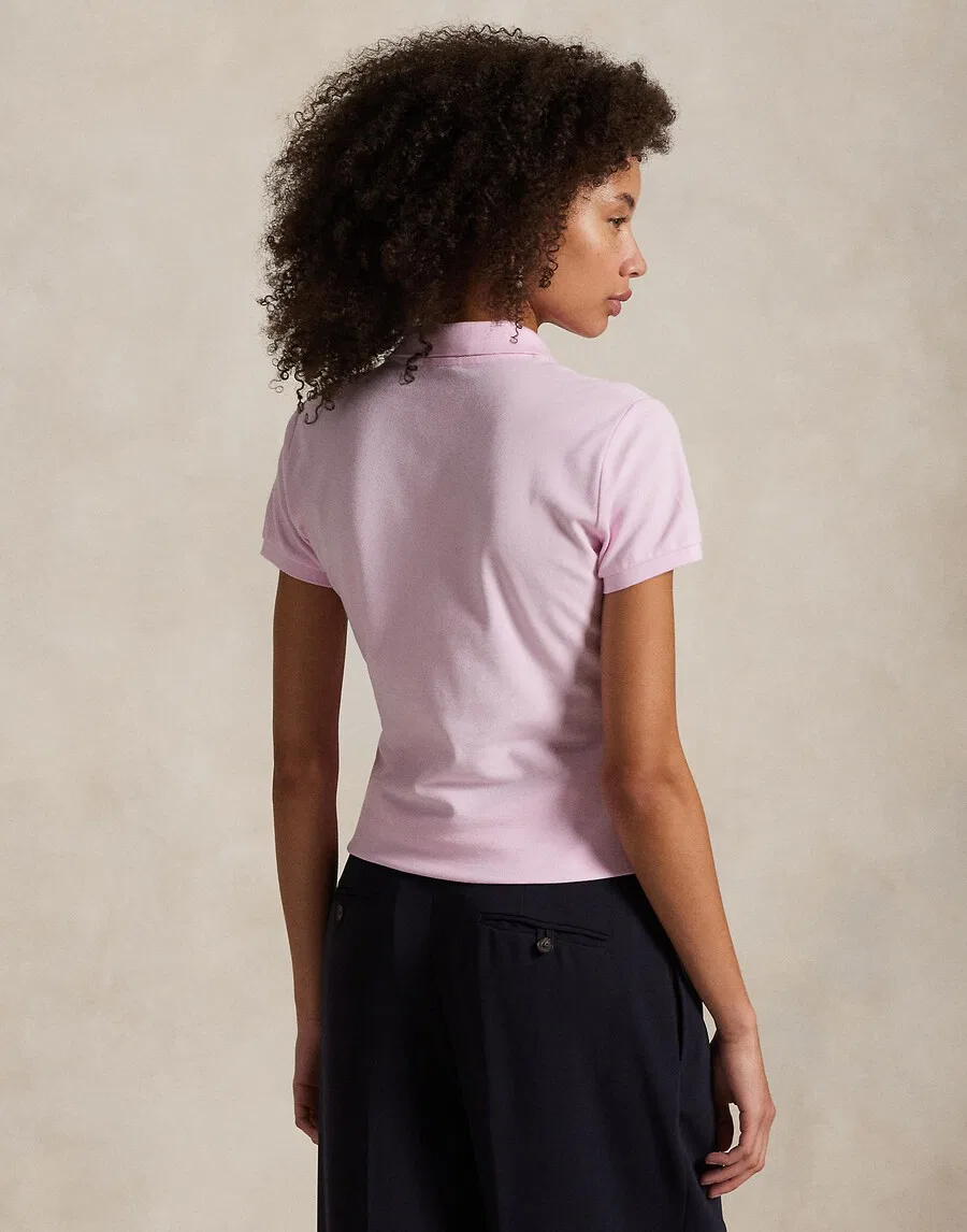 Топ Polo Ralph Lauren светло-розового цвета — фото 4