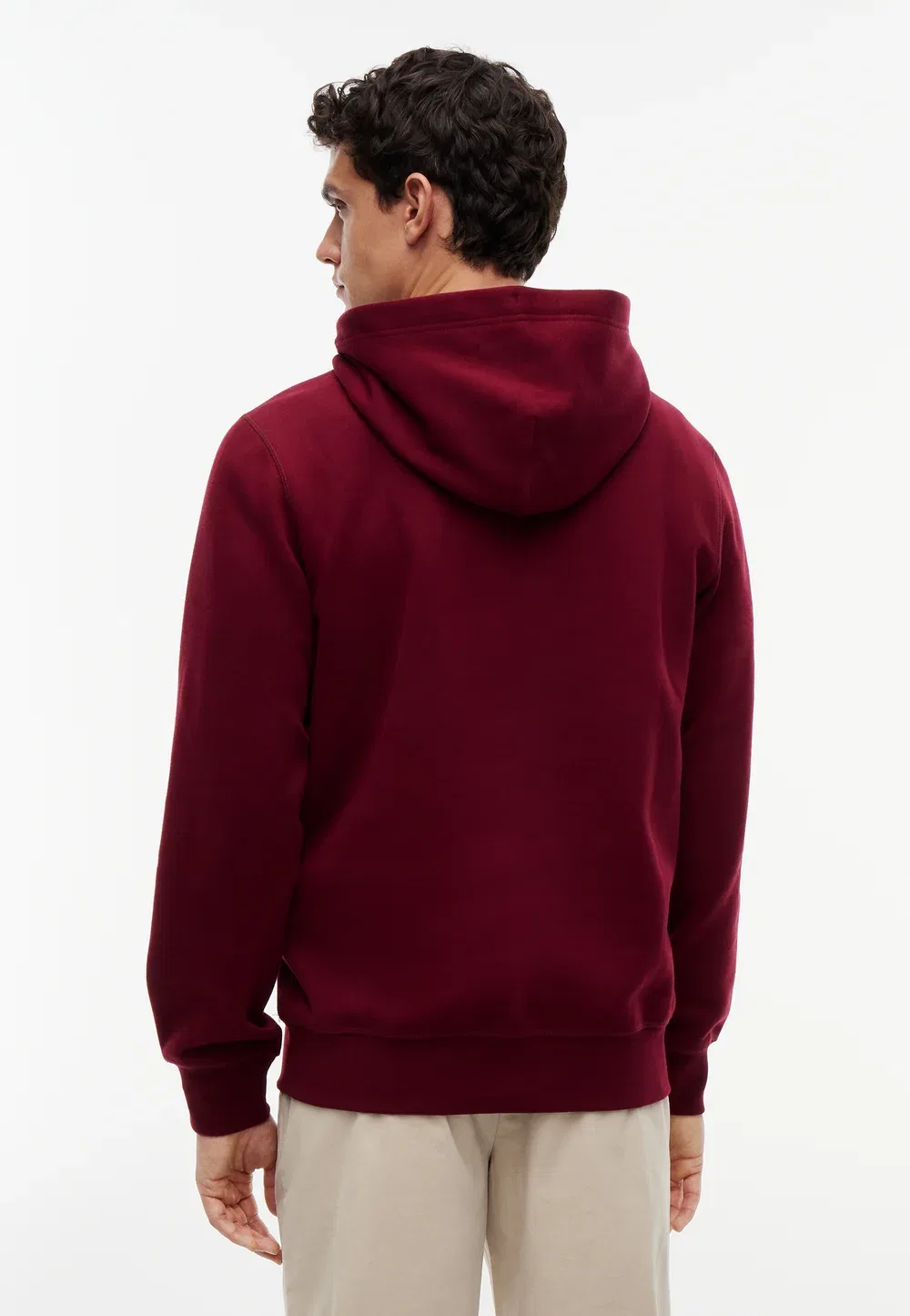 Сезонная толстовка - худи Tommy Hilfiger, Burgundy — фото 3