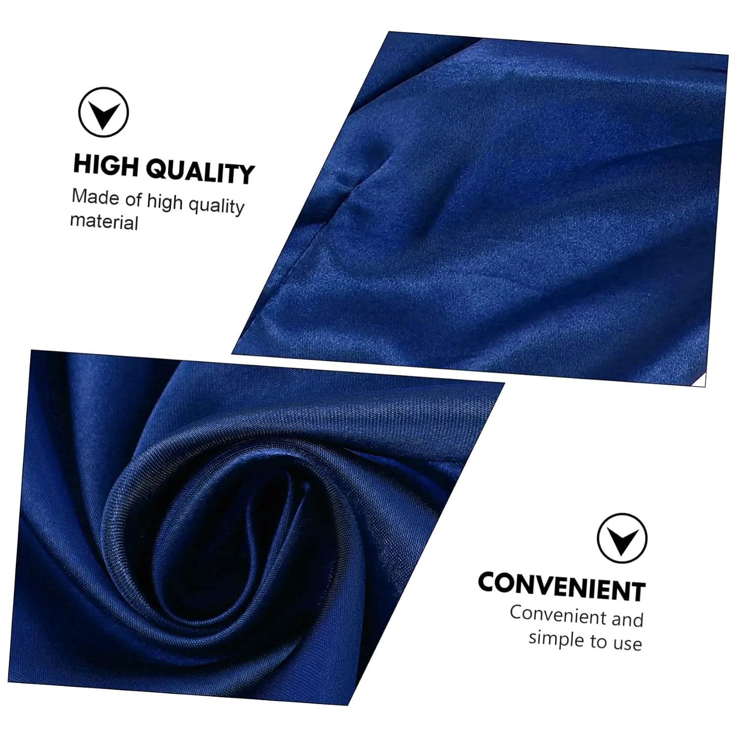 Шапочка для душа Satin, BATHVEVE, 2 шт, 60.5x20 см, Sortierte Farbe — фото 4