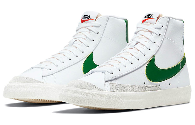 Кроссовки Nike Blazer Mid 77 Vintage, зеленый/белый — фото 2