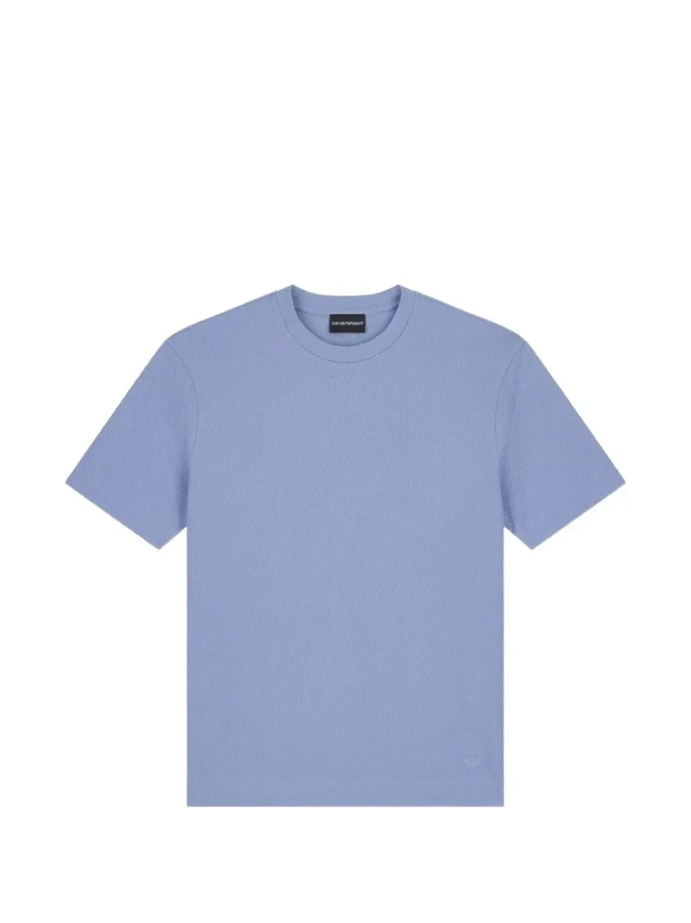 Футболка из вафельного трикотажа Emporio Armani, синий