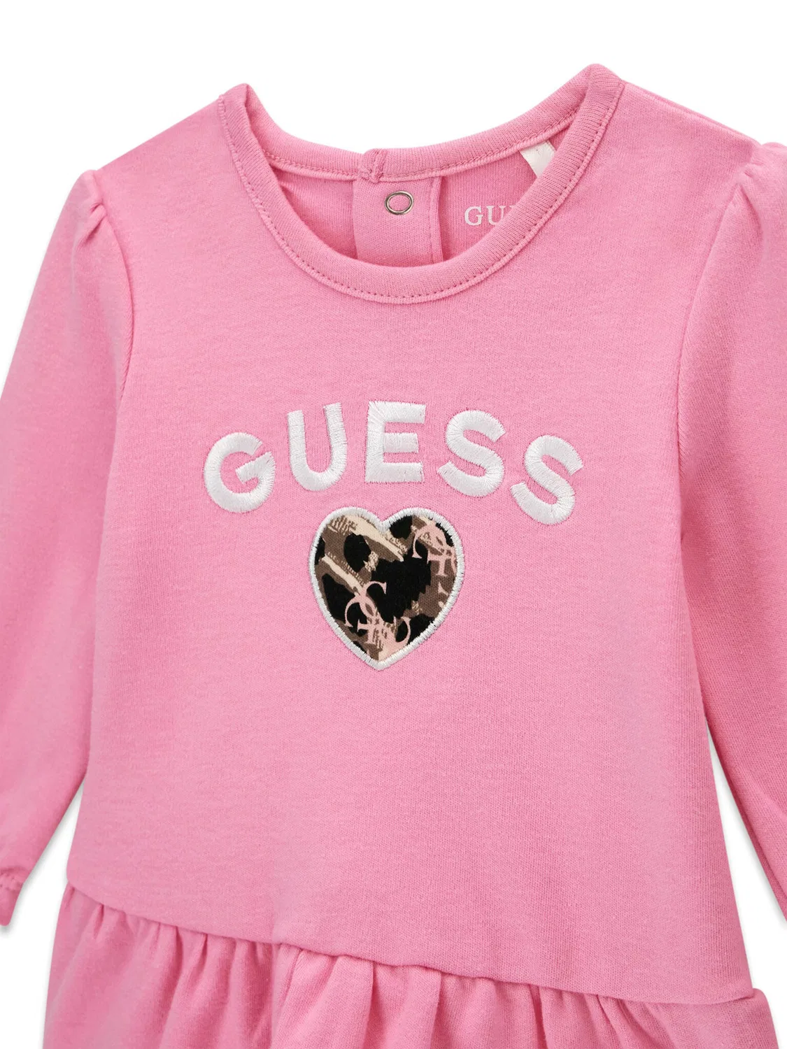 Детский комплект стандартного кроя для девочки Guess, светло-розовый — фото 3