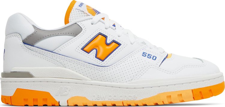 Кроссовки New Balance 550 'Lakers Pack - Vibrant Orange', белый - фото