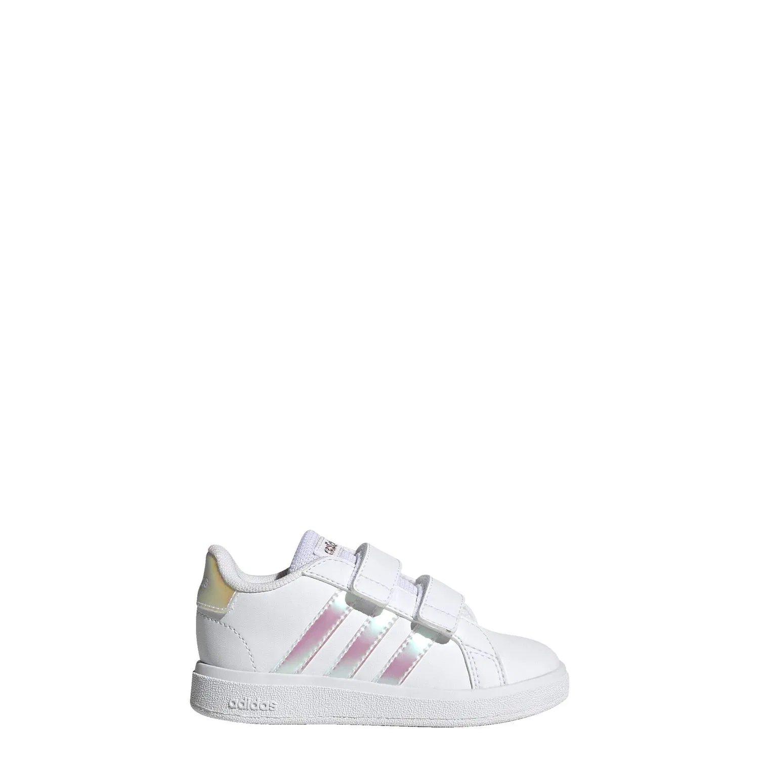 Детские кроссовки с липучками Grand Court Lifestyle Court Hook and Loop Adidas, Weiss Bunt