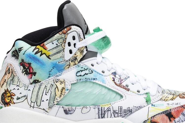 Кроссовки Air Jordan 5 Retro GS Wings, разноцветный — фото 2