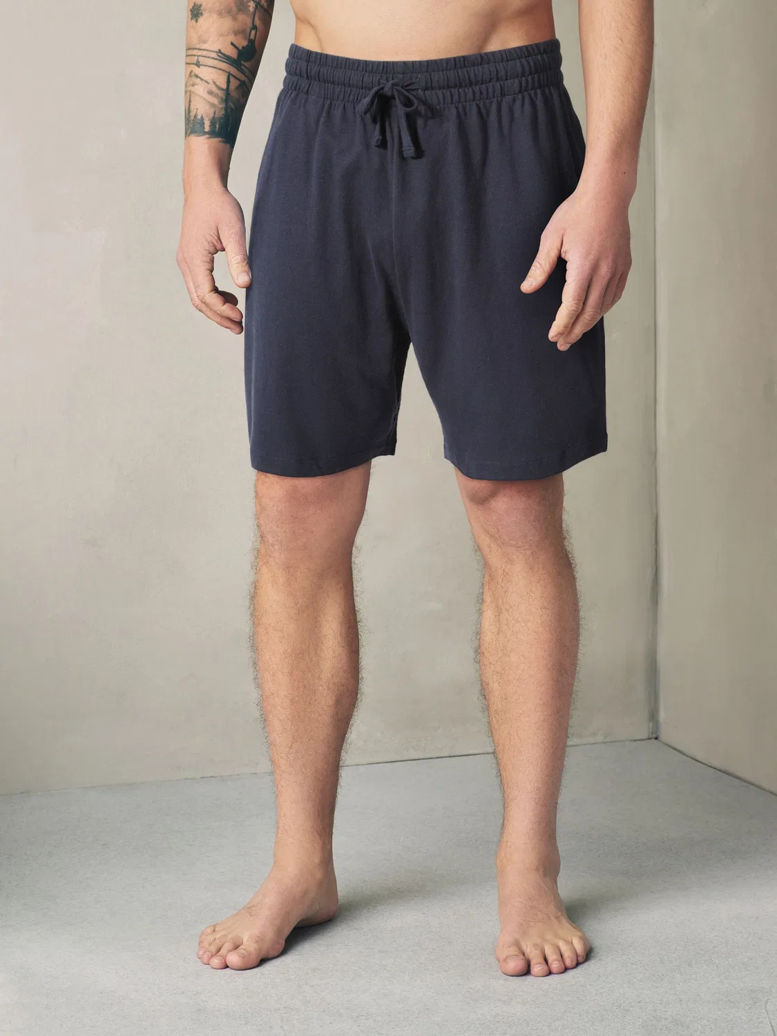Пижамные шорты Indigo Blue Jersey Check 2 Pack Next, синий индиго — фото 2