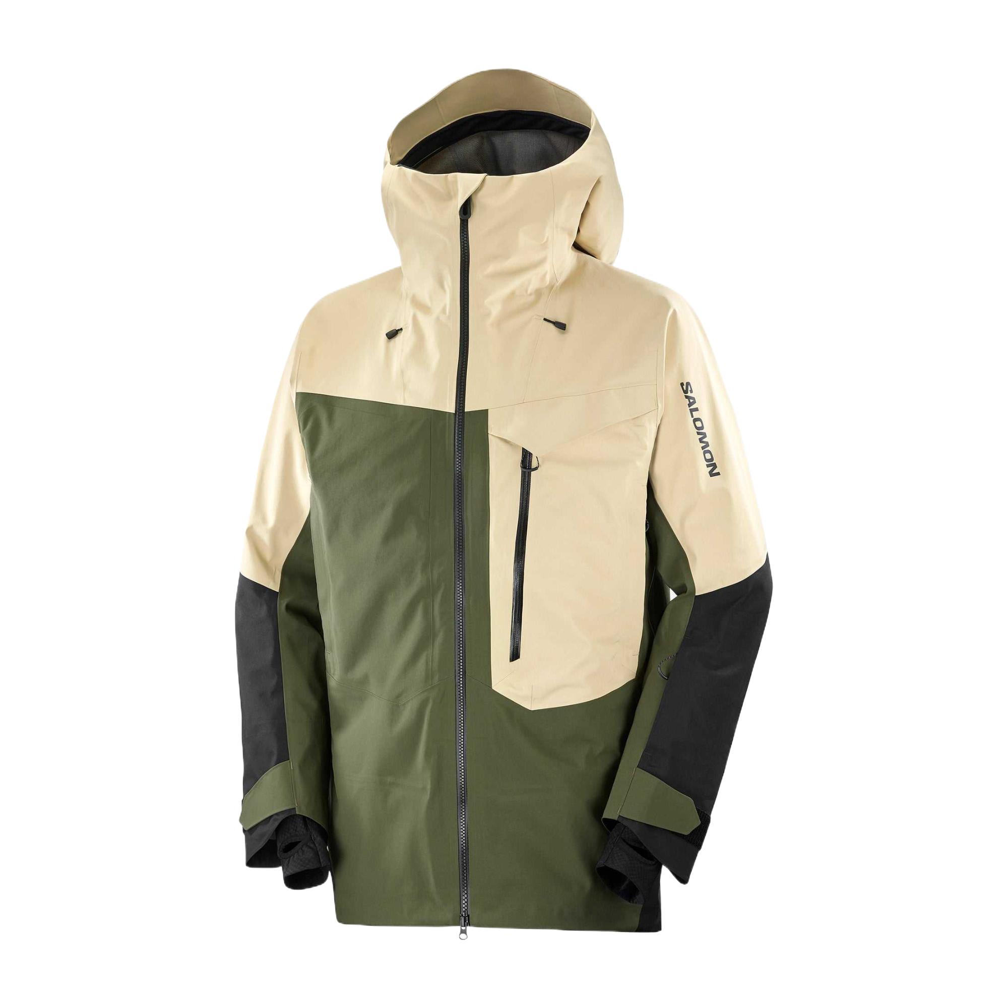 

SALOMON MOON PATROL Gore Te Куртки и Пальто Мужские Белый Зеленый Черный