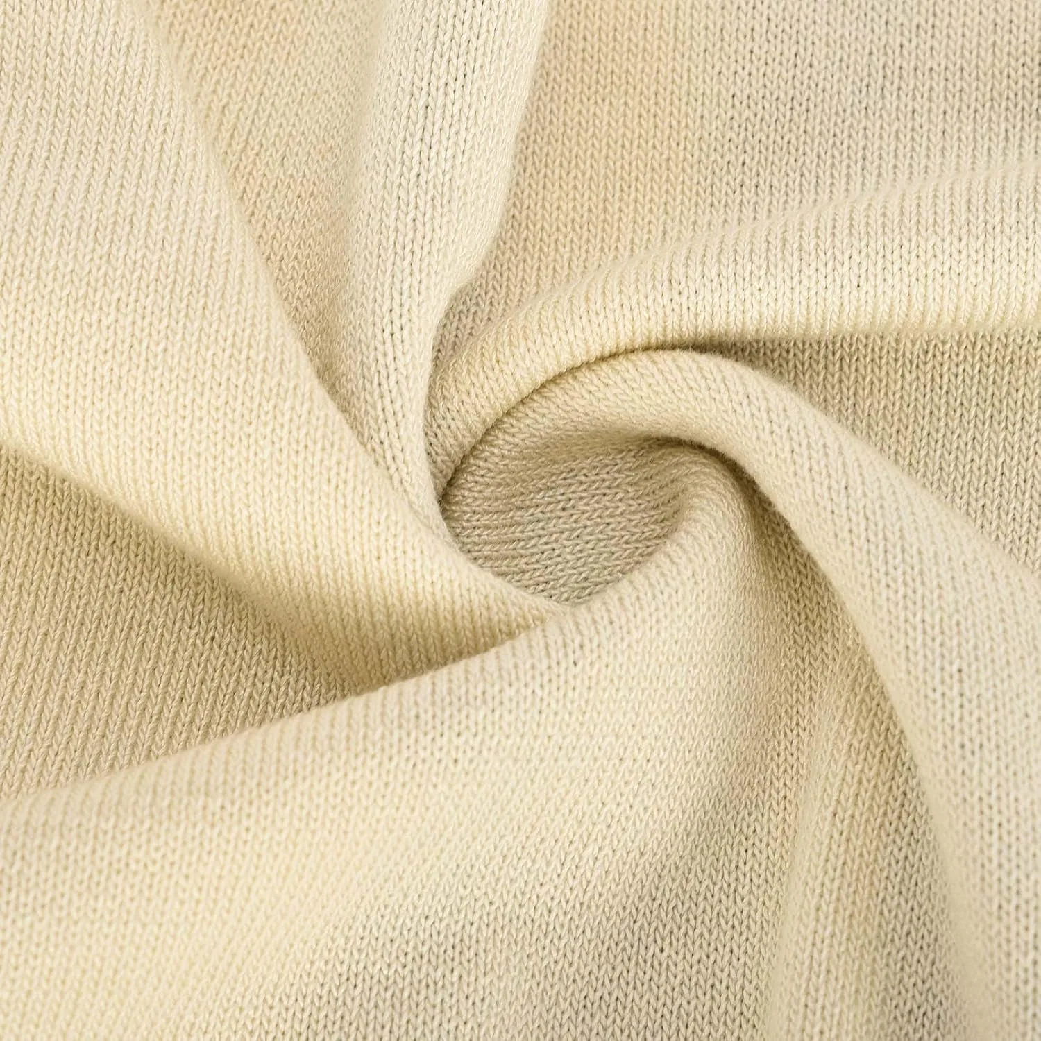 Мужская винтажная футболка с пуговицами в полоску, Beige — фото 4
