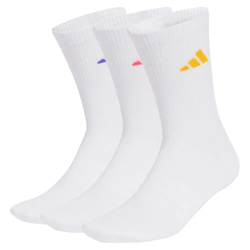 Женские носки с мягкой подошвой и поддержкой свода стопы Cushioned Sportswear Adidas, White