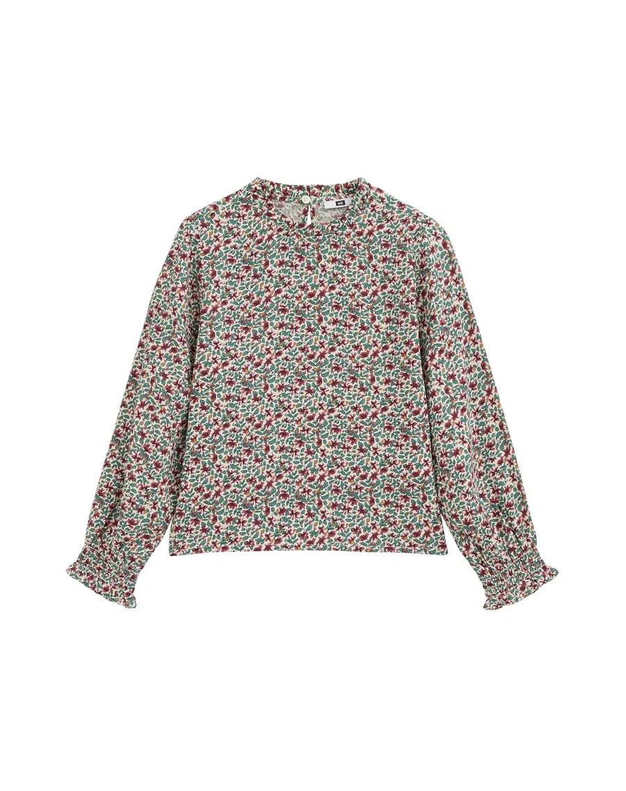Блузка WE Fashion зеленого цвета
