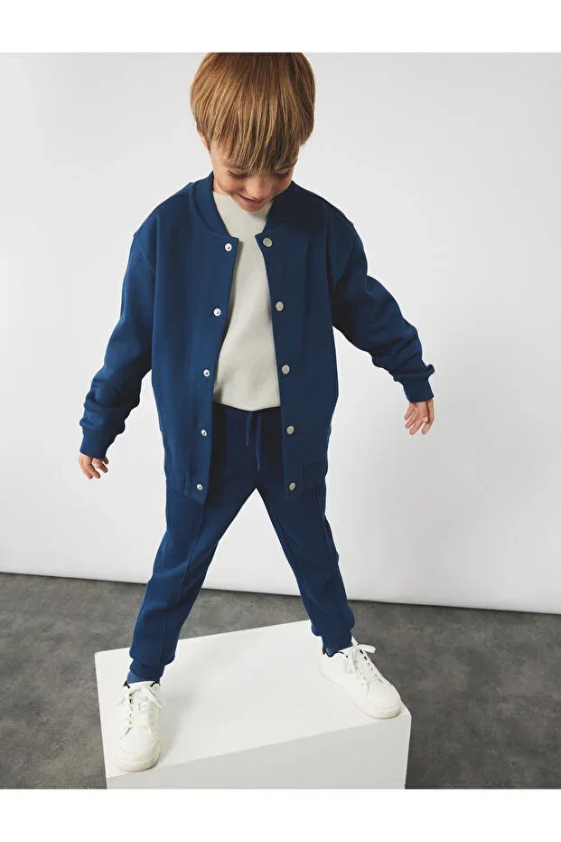 Детские спортивные штаны для мальчиков рифленые Koton, Navy Blue