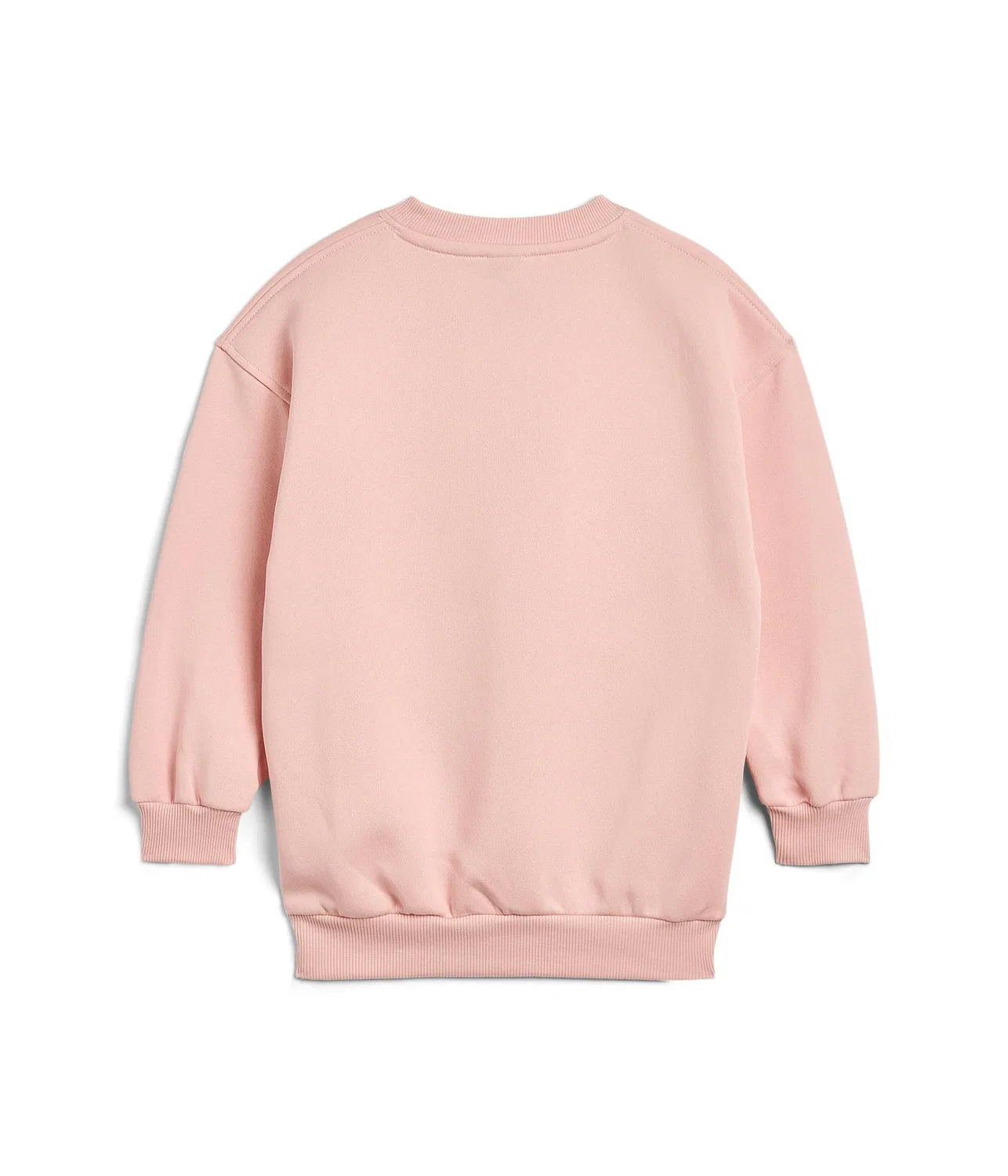 Флисовая толстовка NSW Club Fleece LBR Oversized Crew Sweatshirt (для маленьких и больших детей) Nike Kids, Arctic Orange/Arctic Orange/White — фото 2