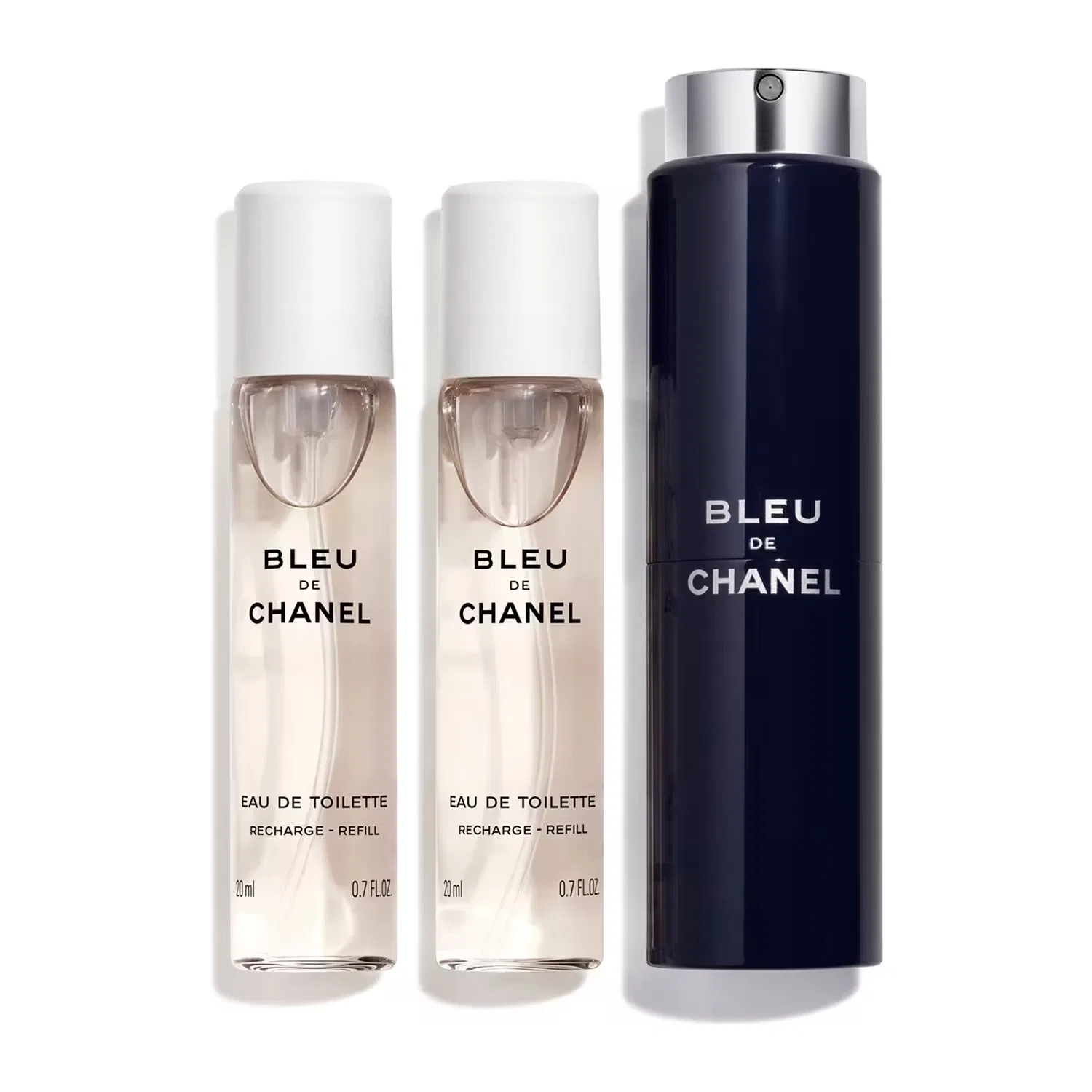 Набор сменных блоков для парфюма CHANEL BLEU DE CHANEL Eau de Toilette, 3x20 мл, Nachfüllung — фото 3