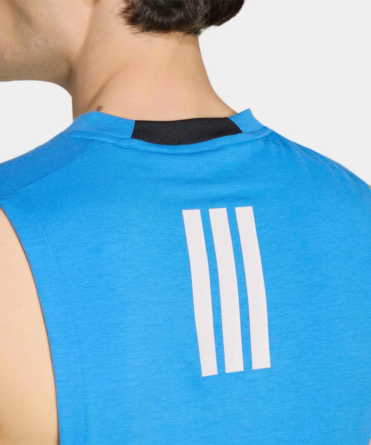 Мужской топ без рукавов с принтом Les Mills Graphic Adidas, Blue Other — фото 4