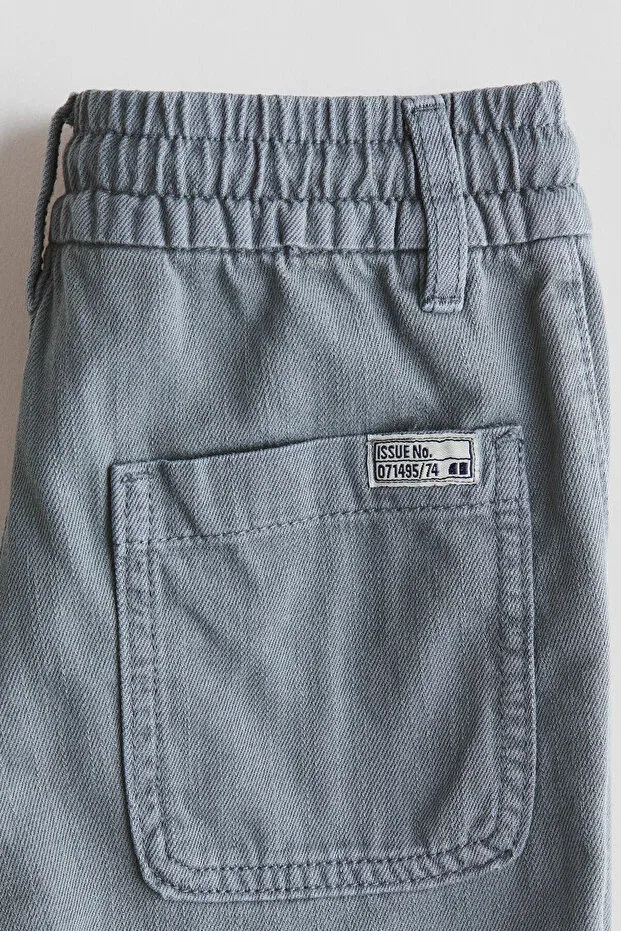 Детские брюки для девочек хлопковые H&M, Gray — фото 3