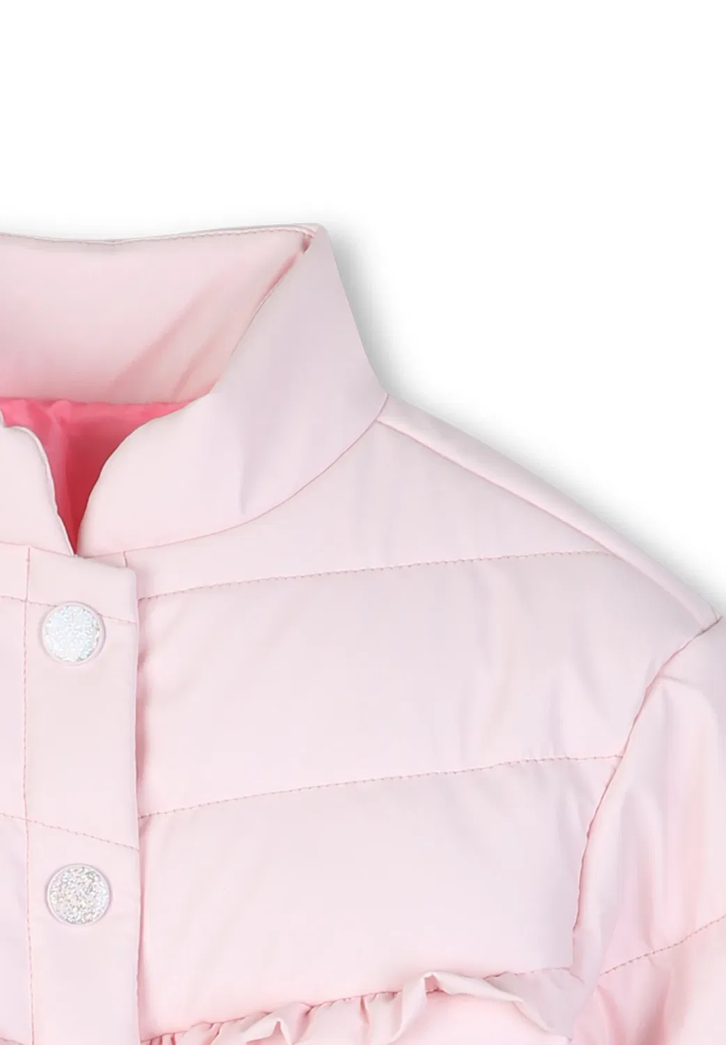 Пуховая куртка для девочки - зимняя куртка Billieblush, Pink — фото 4