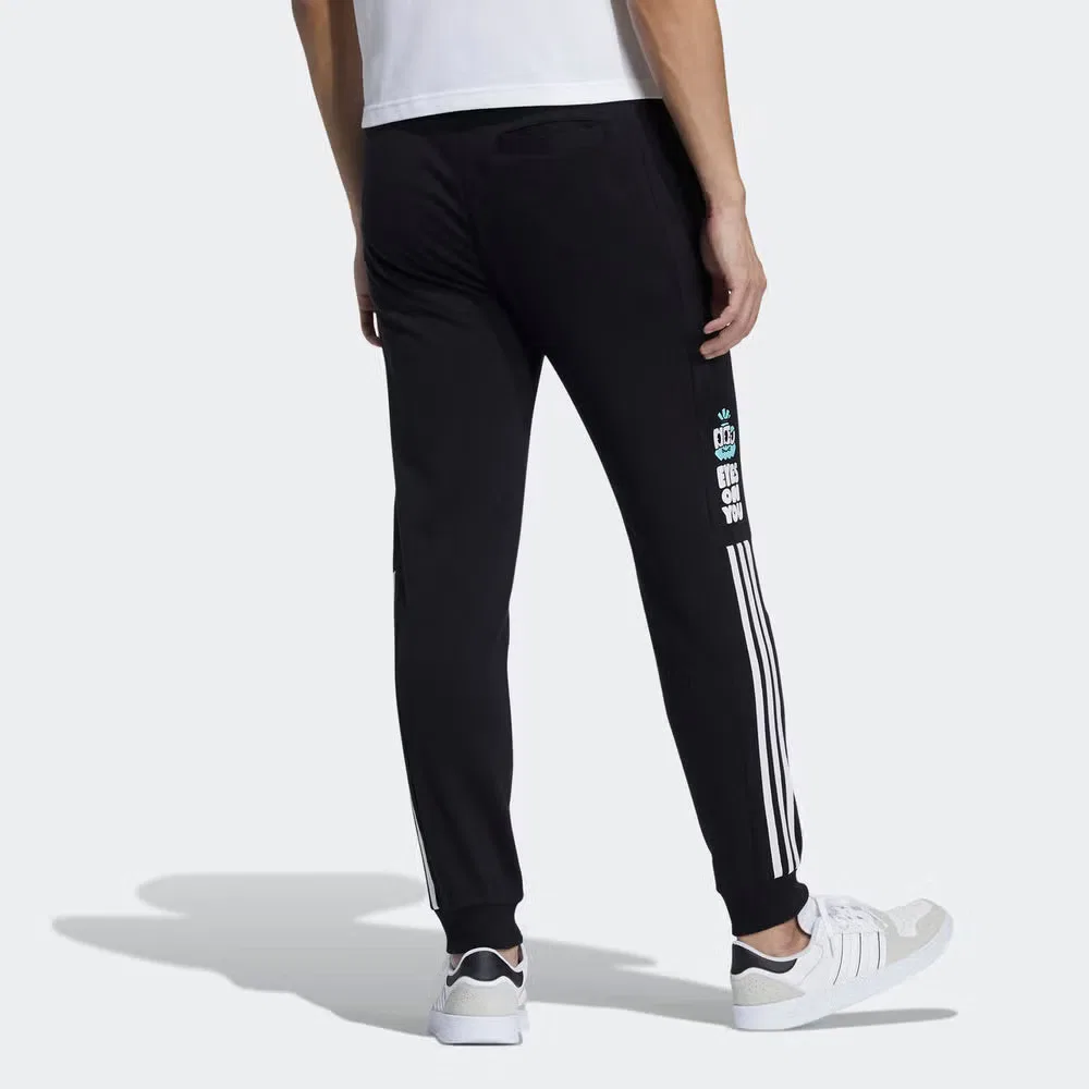 Брюки спортивные с лампасами Adidas, черный — фото 3