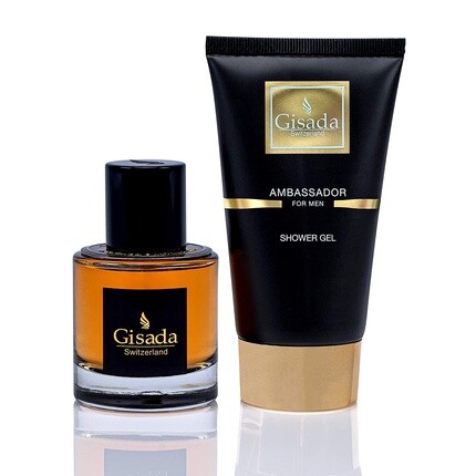 Gisada Ambassador Men Set Eau de Parfum Spray 50ml и гель для душа 50ml — фото 2