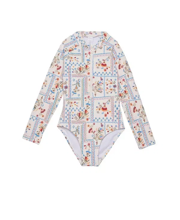 Детский купальник для девочек с длинным рукавом Floral Soul Gottex Kids, Multi-Soul