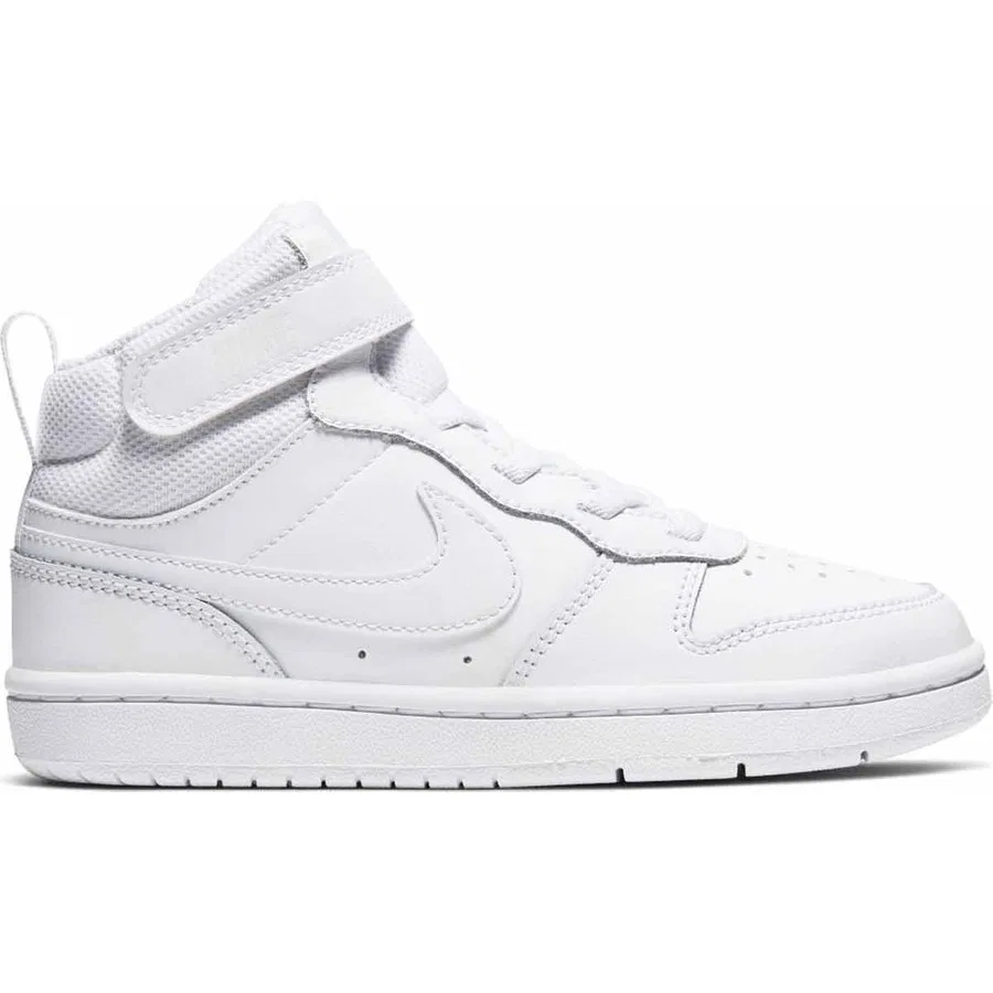 Кроссовки повседневные с закрытым носком Nike Court Borough Mid 2 (PSV), CD7783-100, Разноцветный