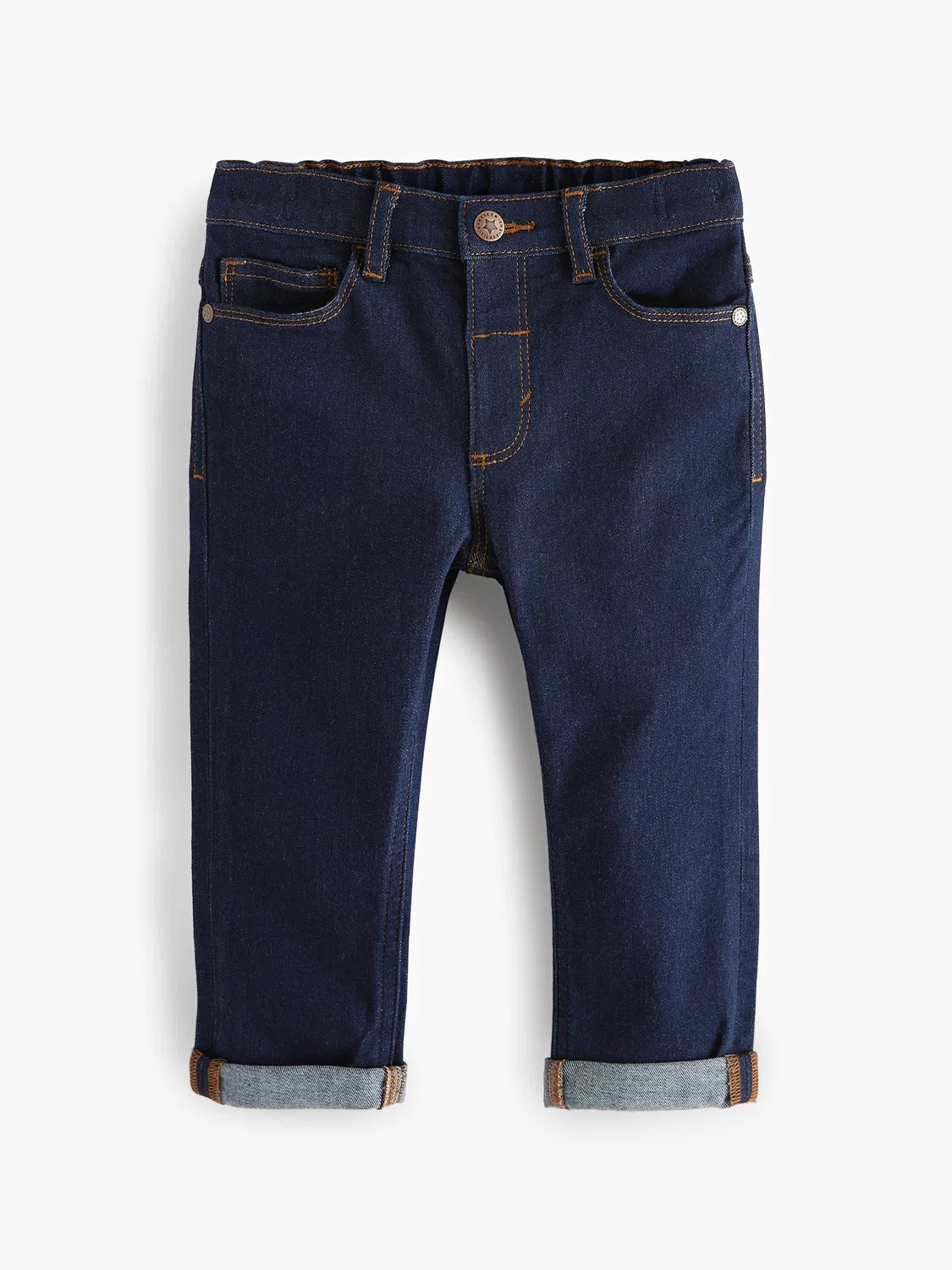 Джинсы Regular Fit Comfort Stretch Next, деним темно-синий