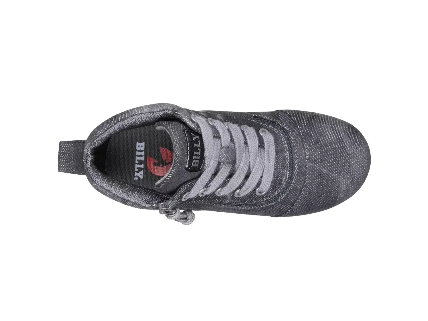 Кроссовки высокие с адаптивной молнией Short Wrap II, BILLY Footwear, черный кислотная стирка — фото 4