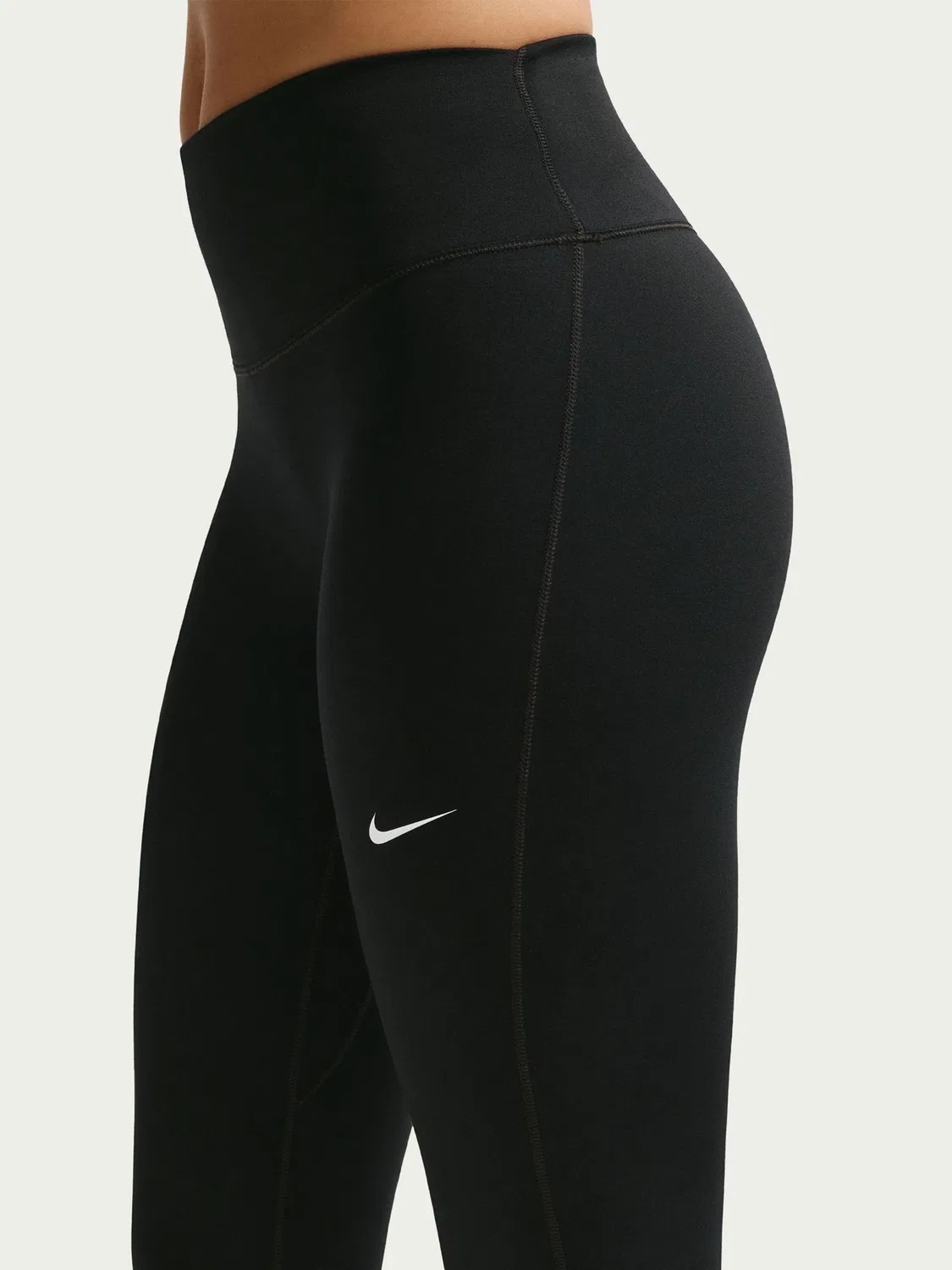 Леггинсы капри Nike One для женщин, черный — фото 4