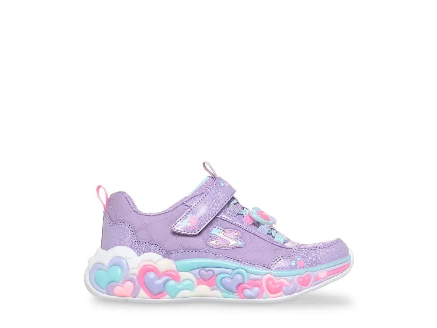 Кроссовки S-Lights Eternal Heart Lights, Skechers, фиолетовый — фото 4