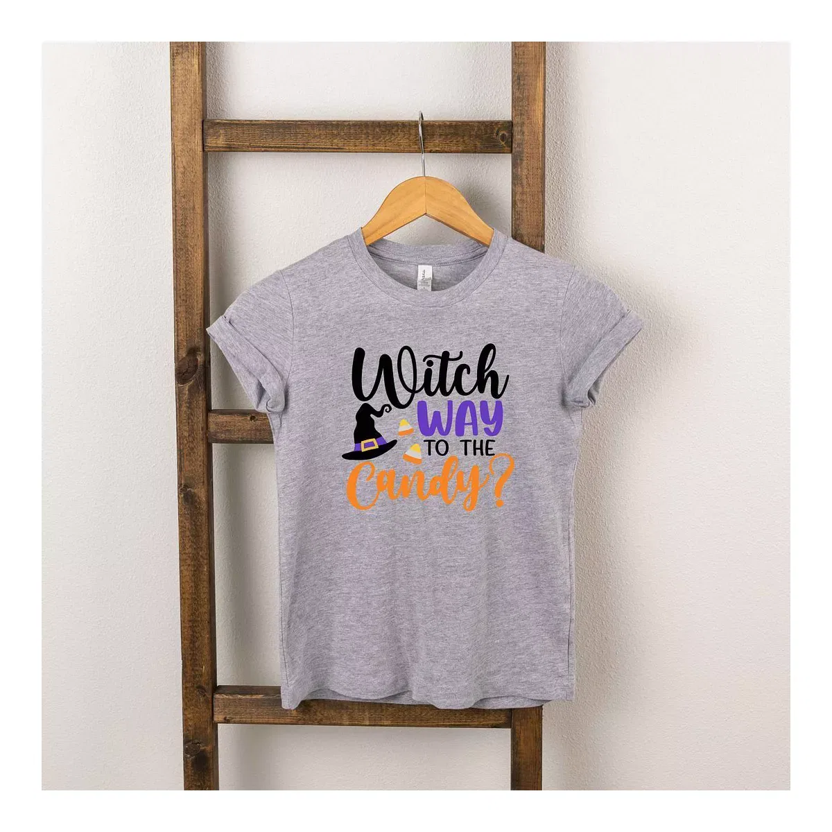 Детская футболка с принтом Witch Way To The Candy The Juniper Shop, White