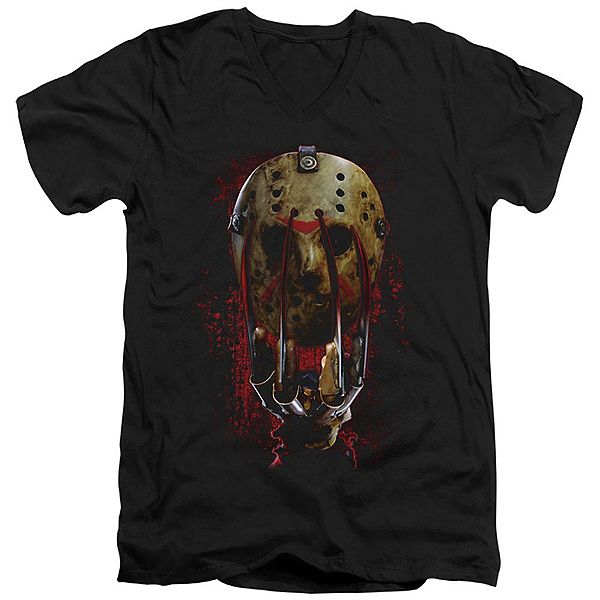 

Футболка с коротким рукавом Freddy vs Jason с маской и когтями Licensed Character