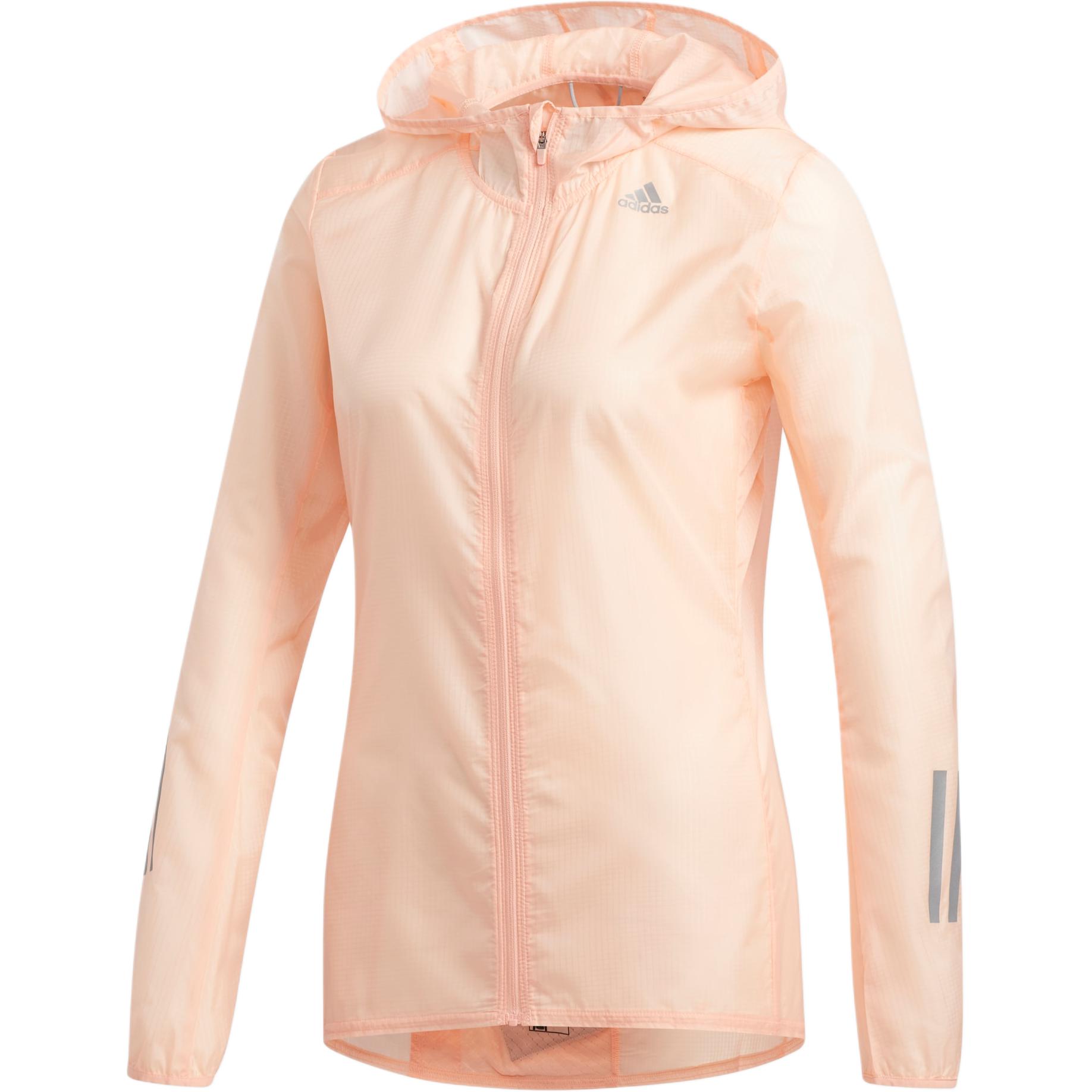 Adidas Женская куртка с глянцевым порошковым покрытием, Bright Light Pink — фото 3