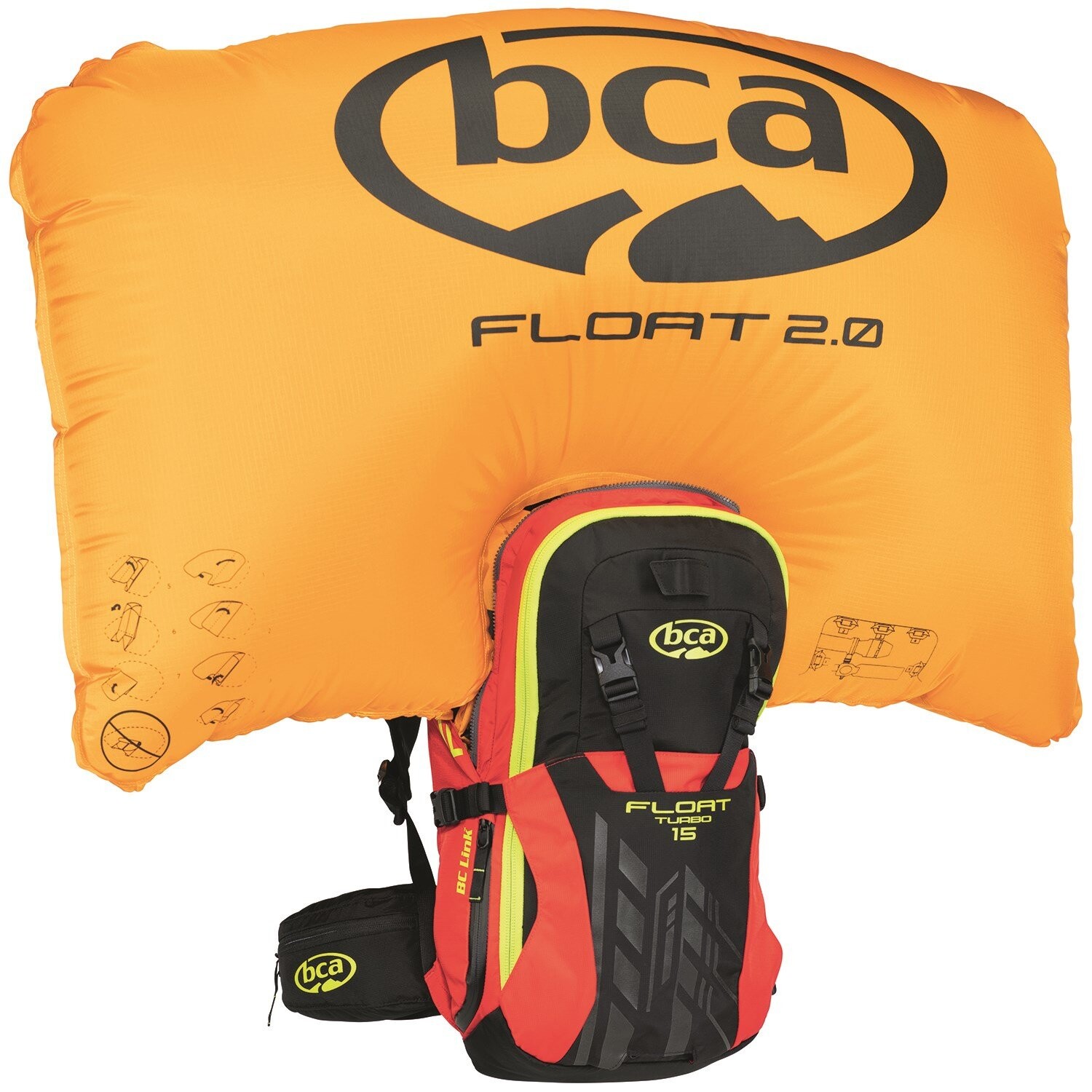 

Подушка безопасности BCA Float 15 Turbo, красный