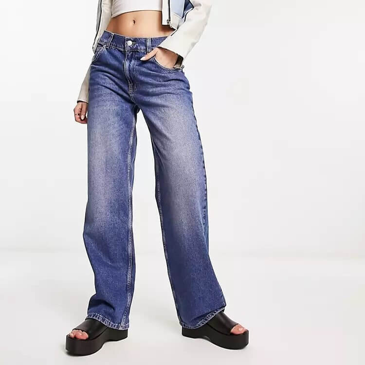 

Джинсы Asos Design Baggy, синий