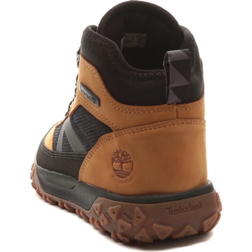 Детские ботинки для мальчиков водонепроницаемые на шнуровке Greenstride Motion 6 Mid Timberland — фото 3