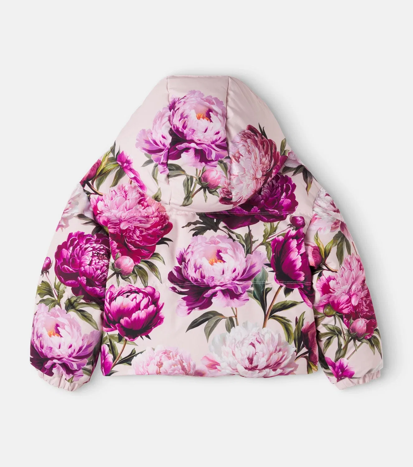 Легкая куртка с цветочным принтом Dolce&Gabbana Kids, розовый — фото 3