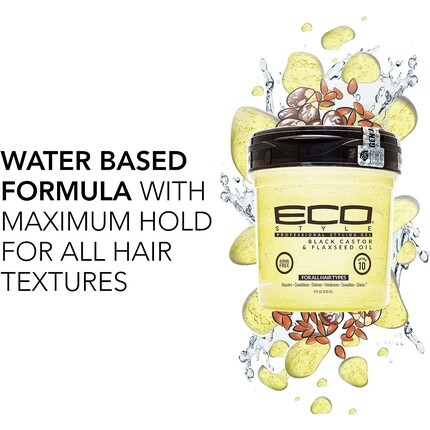 Eco Styler Черное касторовое и льняное масло, 8 унций — фото 2