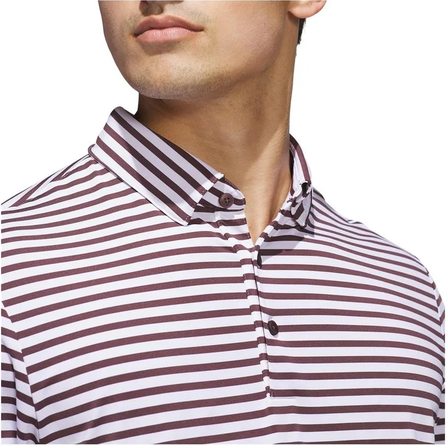 Мужская футболка-поло с длинным рукавом Ult Strıpe Polo adidas, Белый — фото 4