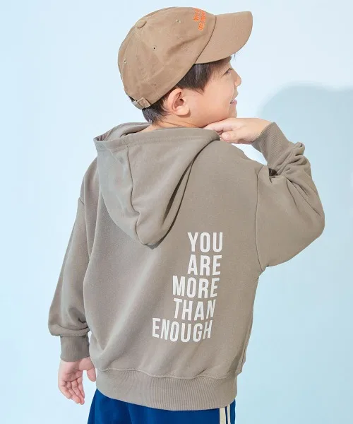 Детский пуловер с принтом Beige devirock, Beige