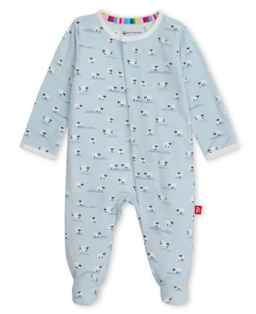 Боди-комбинезон с длинным рукавом Baa Baa Baby Magnetic Me, Blue