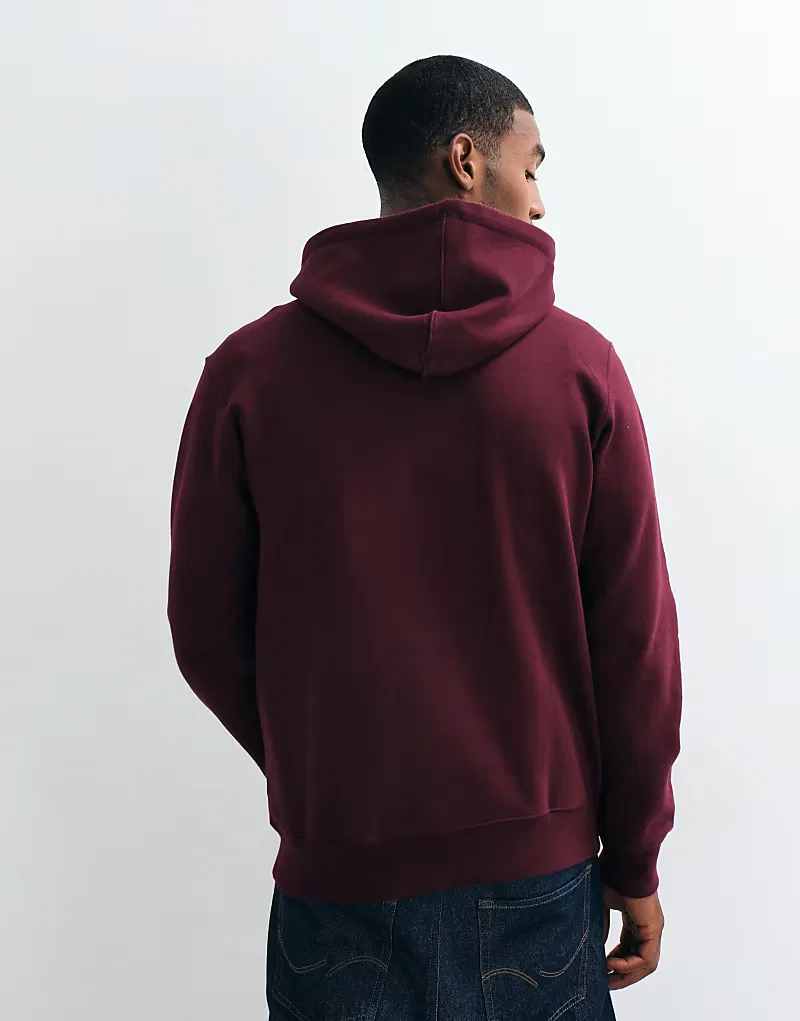 Худи Adidas Originals Essential, бордовый — фото 4