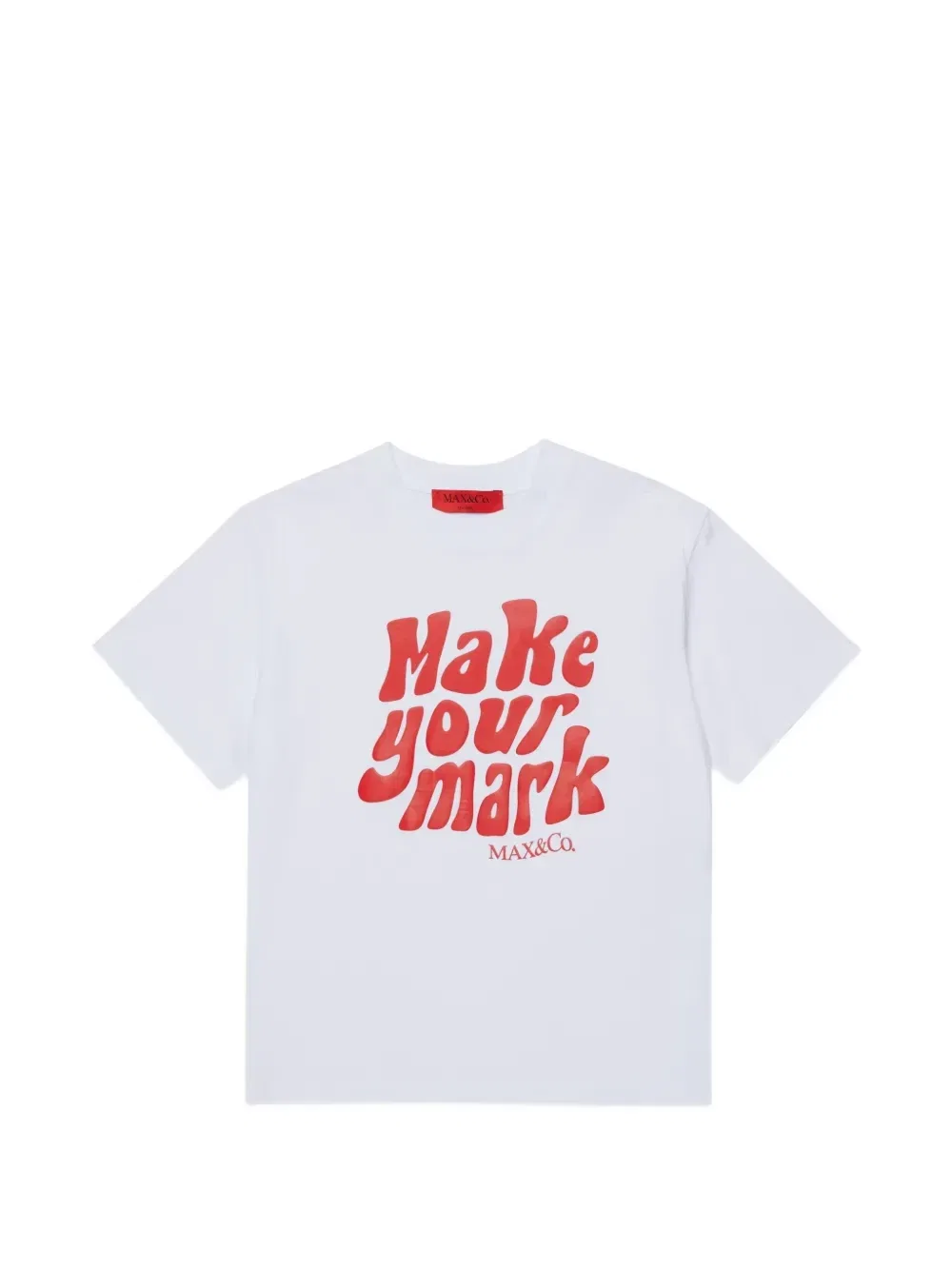Базовая футболка Max&Co. Kids, белый