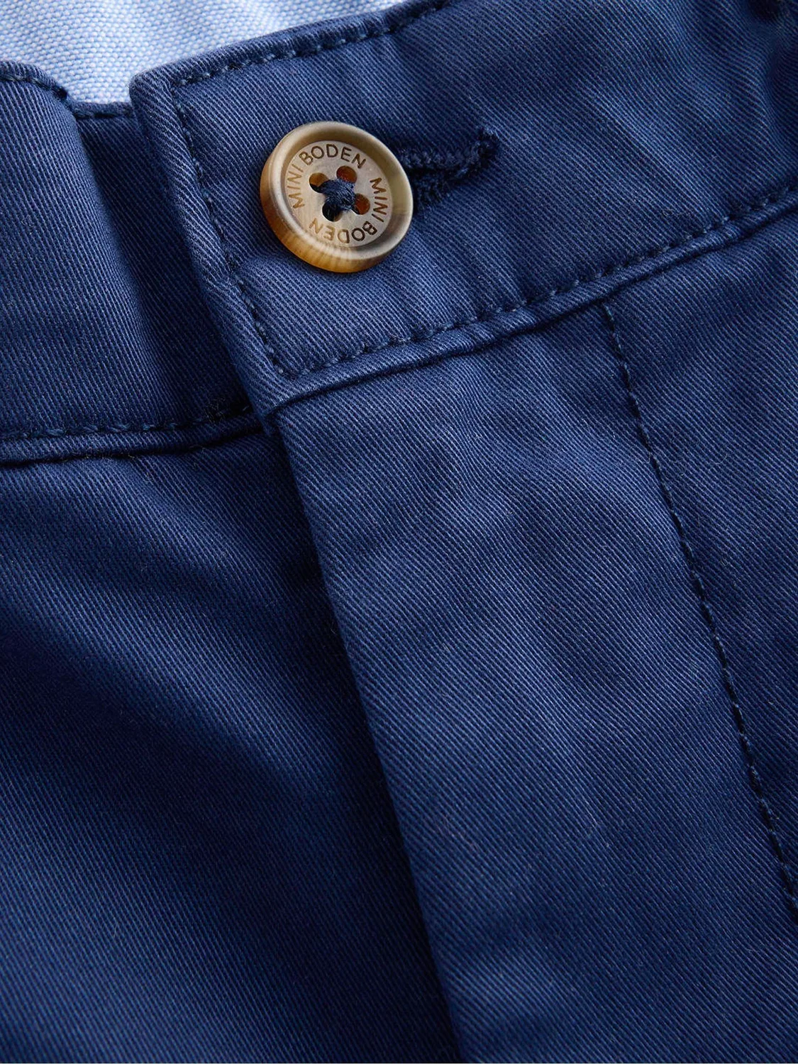 Шорты чинос классические, модель Blue Classic Boden, синий — фото 3