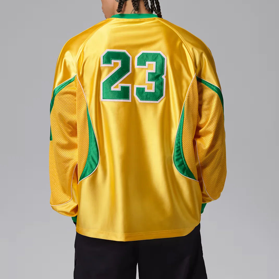 Футболка Goalie Top, Jordan, University Corn Yellow/Lucky Green — фото 4