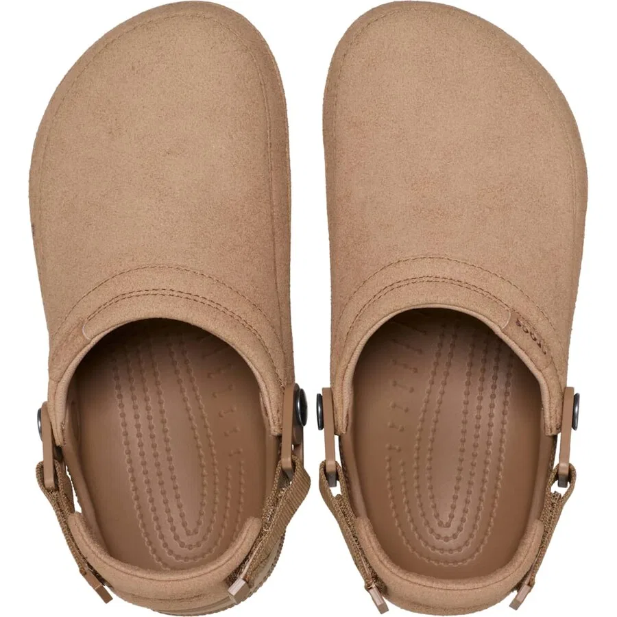 Сандалии Crocs коричневого цвета — фото 3
