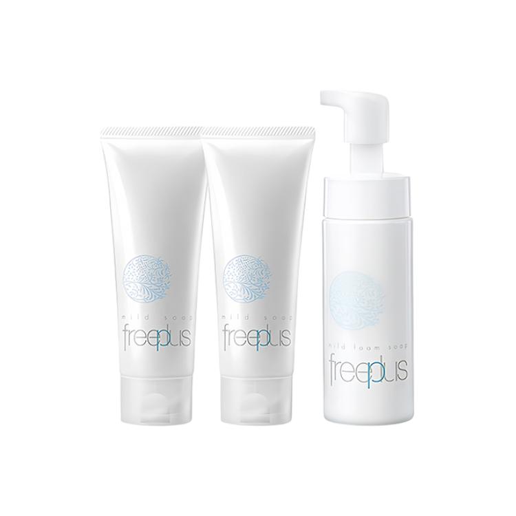 

Fulifangsi очищающий крем + очищающая пенка набор для ухода успокаивающий осветляющий увлажняющий 100г+150мл Freeplus