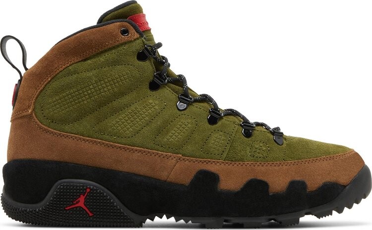 

Кроссовки Air Jordan 9 Retro Boot NRG Beef and Broccoli, зеленый