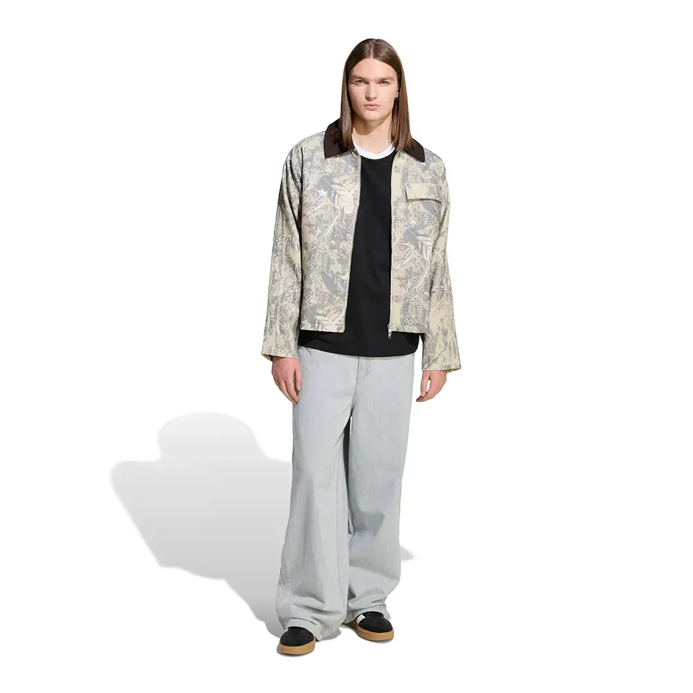 Джинсы Wide Leg Skater Adidas Originals, серый — фото 4