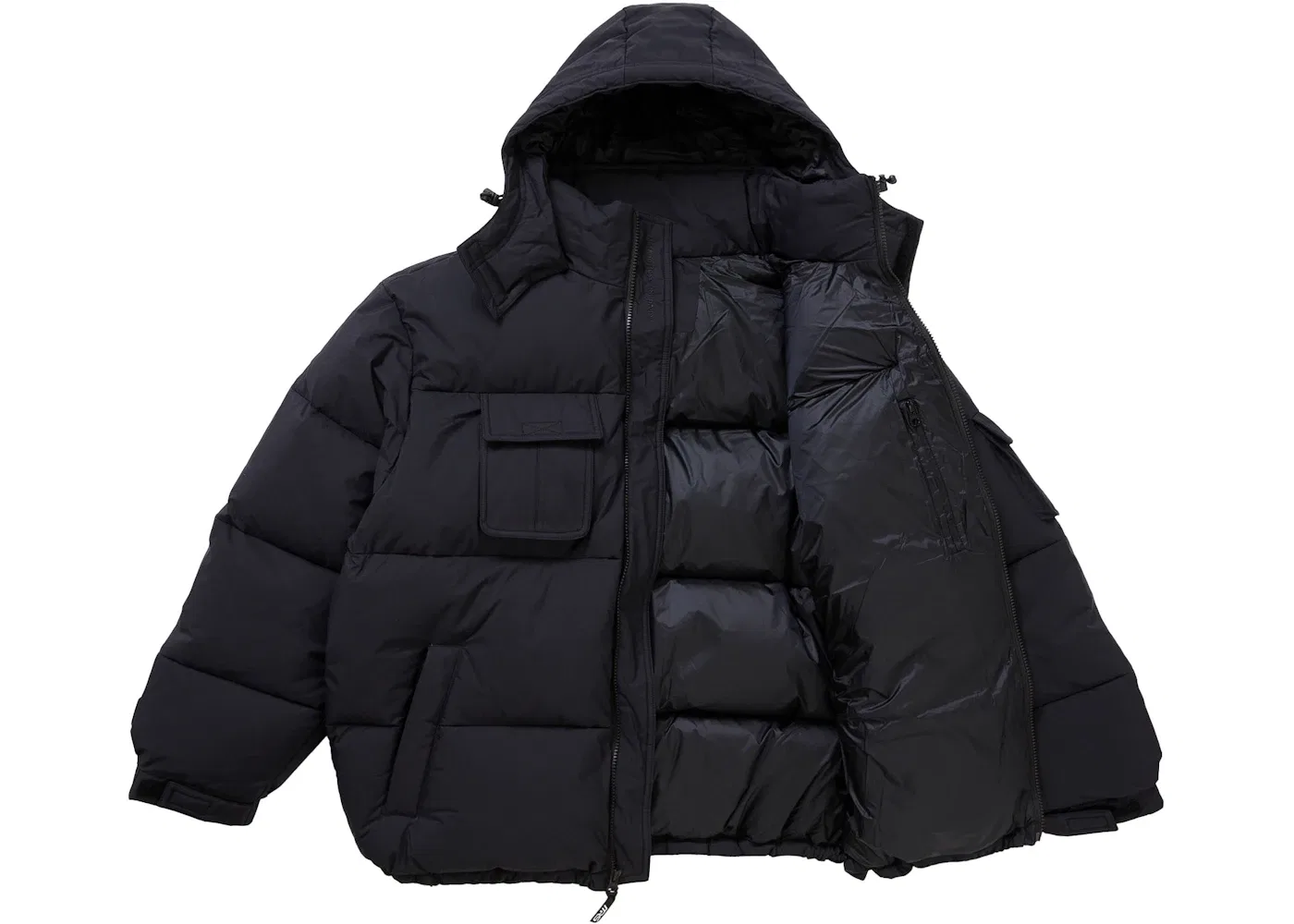 Мужская пуховая куртка Supreme Martine Rose Down Puffer Jacket, Black — фото 2