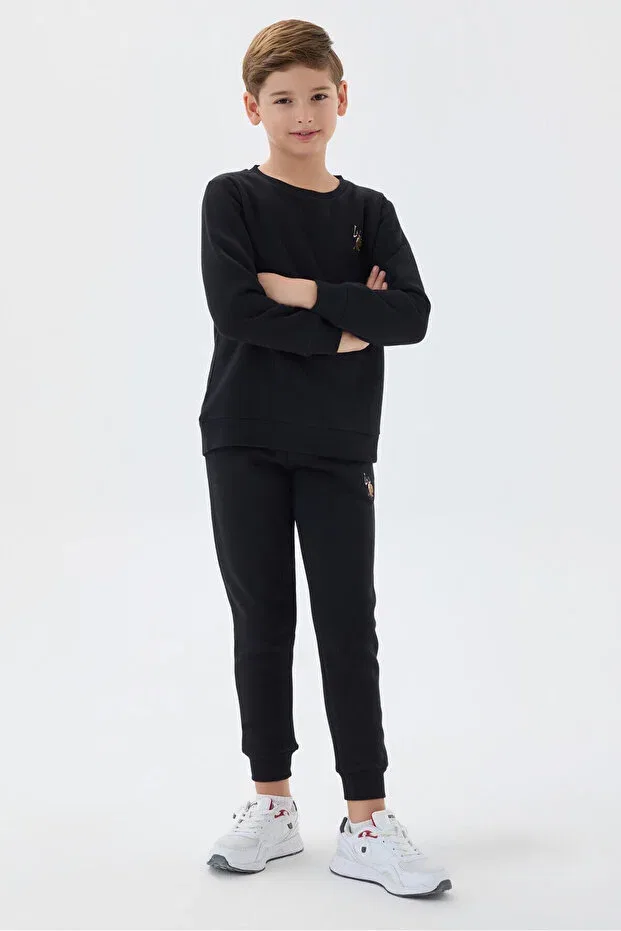 Детский спортивный комплект для мальчиков U.S. Polo Assn., Black